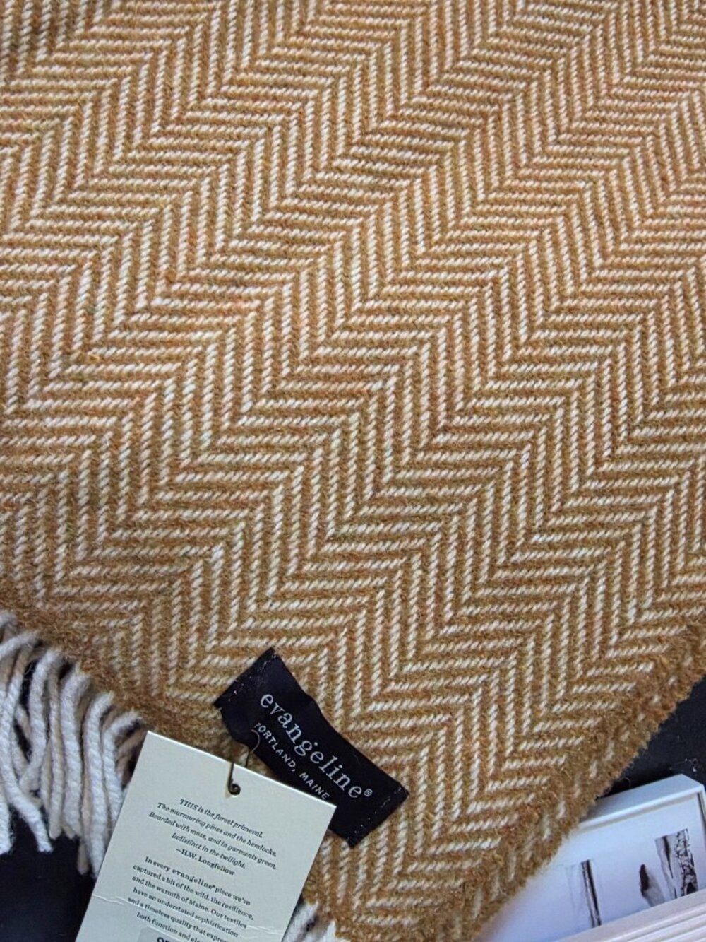 Chartreuse Wool Blanket